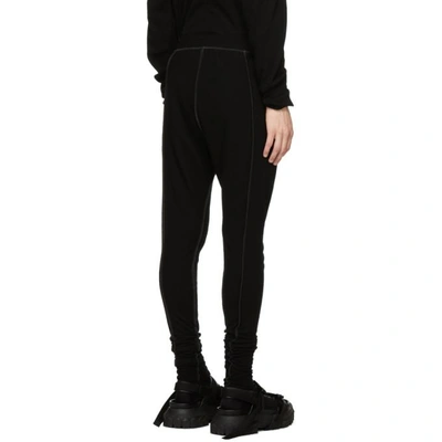 Shop The Viridi-anne Black Wool Leggings In A-blackchar