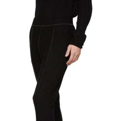 Shop The Viridi-anne Black Wool Leggings In A-blackchar