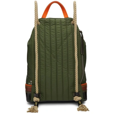 Shop Jw Anderson Khaki Sailor Backpack