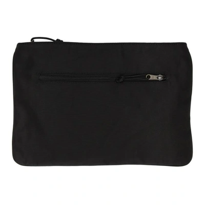 Shop Balenciaga Black Explorer Zip Pouch In 1000 Black