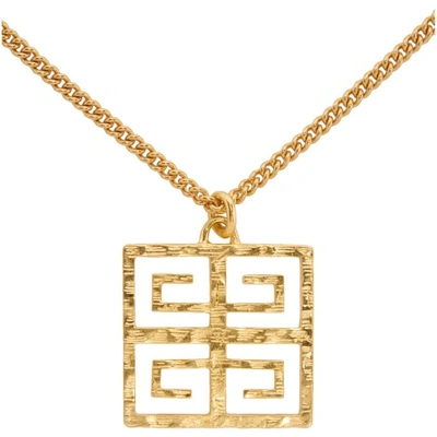 Shop Givenchy Gold 4g Pendant Necklace In 710 Gold