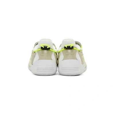 Shop Lanvin White Top Diving Sneakers In 001 Off.wht