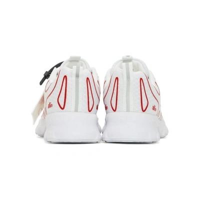 Shop All In White Tennis Sneakers In White/red