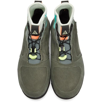Shop Nike Acg Grey Ruckel Ridge Sneakers