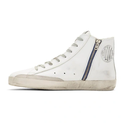 Shop Golden Goose White Francy High Top Sneakers