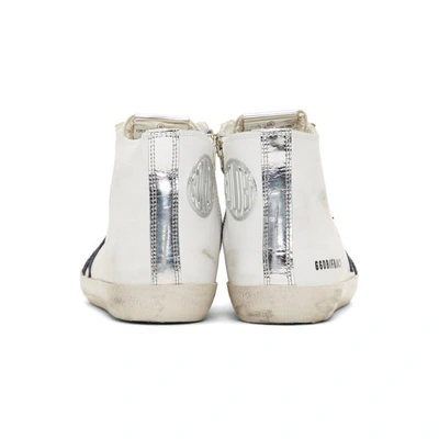 Shop Golden Goose White Francy High Top Sneakers