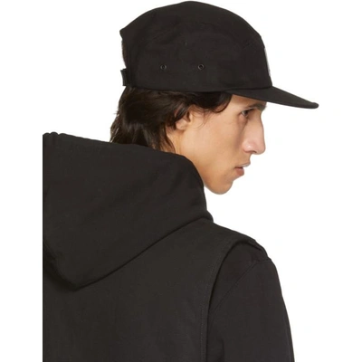 CARHARTT CARHARTT WORK IN PROGRESS BLACK BACKLEY FIVE-PANEL CAP 