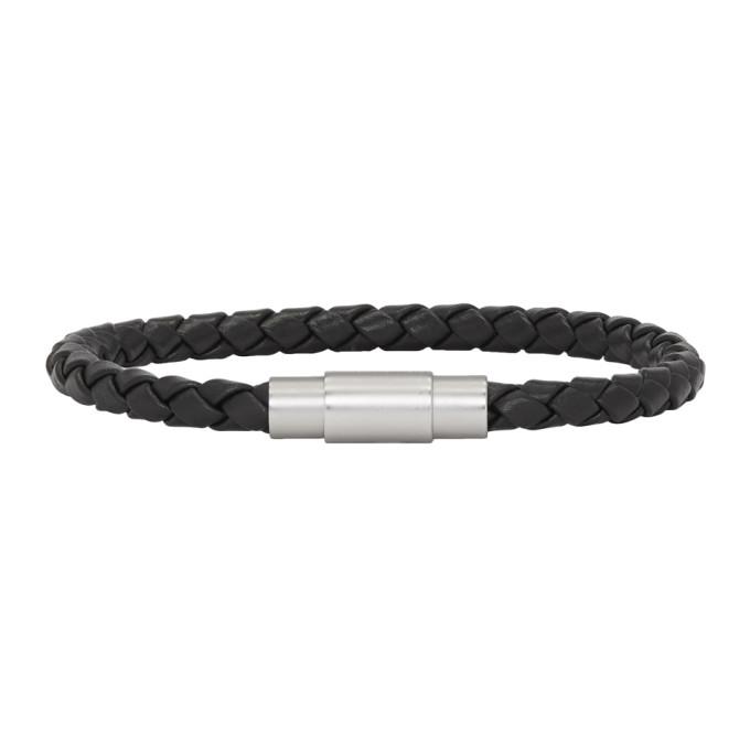 boss blaine leather bracelet