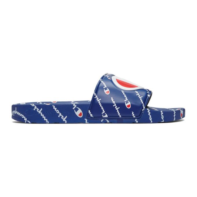 royal blue champion slides