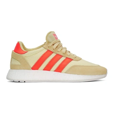 Shop Adidas Originals Yellow And Red I-5923 Boost Sneakers