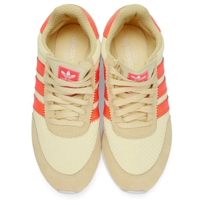 Shop Adidas Originals Yellow And Red I-5923 Boost Sneakers