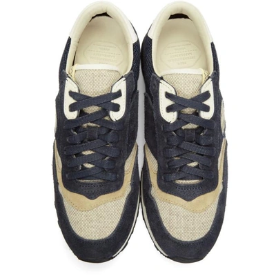 Shop Visvim Navy Roland Jogger Sneakers