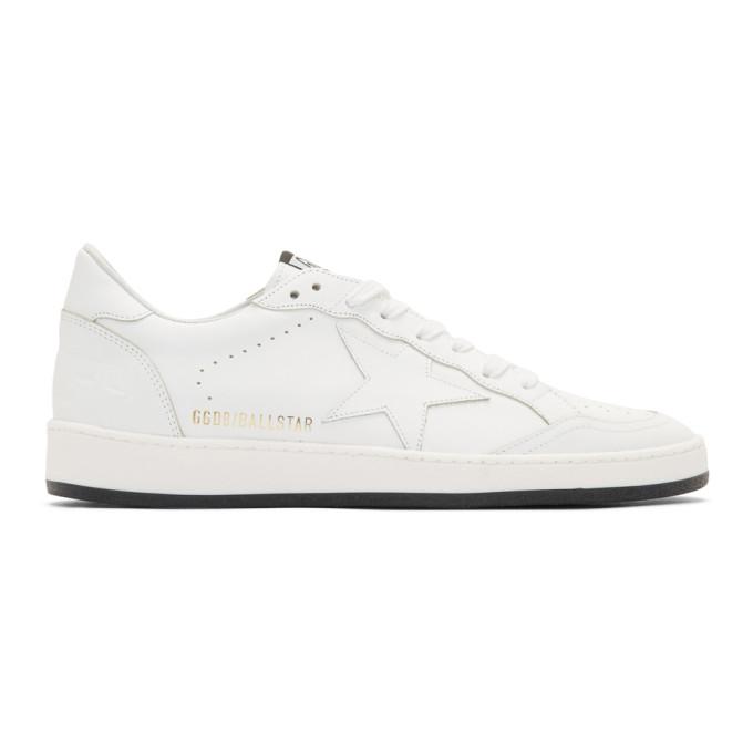 golden goose sneakers all white