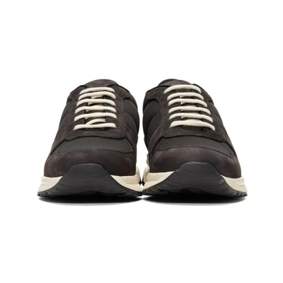 Shop Common Projects Black Track Vintage Low Sneakers