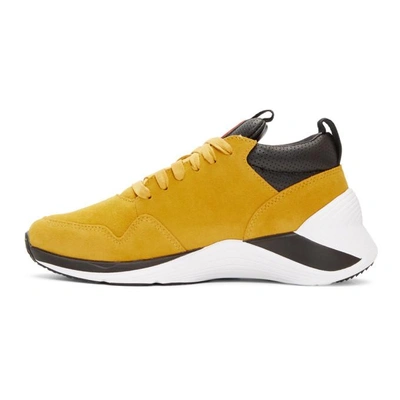 Shop Mcq By Alexander Mcqueen Mcq Alexander Mcqueen Yellow Gishiki Hybrid Sneakers In 2341-mostar