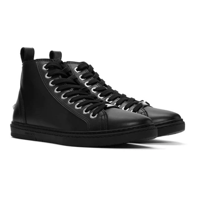 Shop Jimmy Choo Black Colt Sneakers