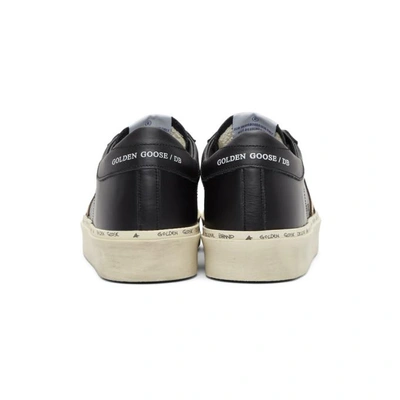 Shop Golden Goose Black Hi Star Platform Trainers