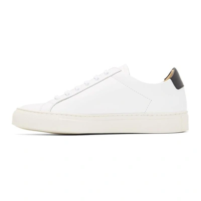 Shop Common Projects Woman By  White Retro Low Sneakers In 0506 White