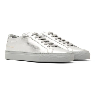 Shop Common Projects Silver Original Achilles Low Sneakers In 0509 Silver
