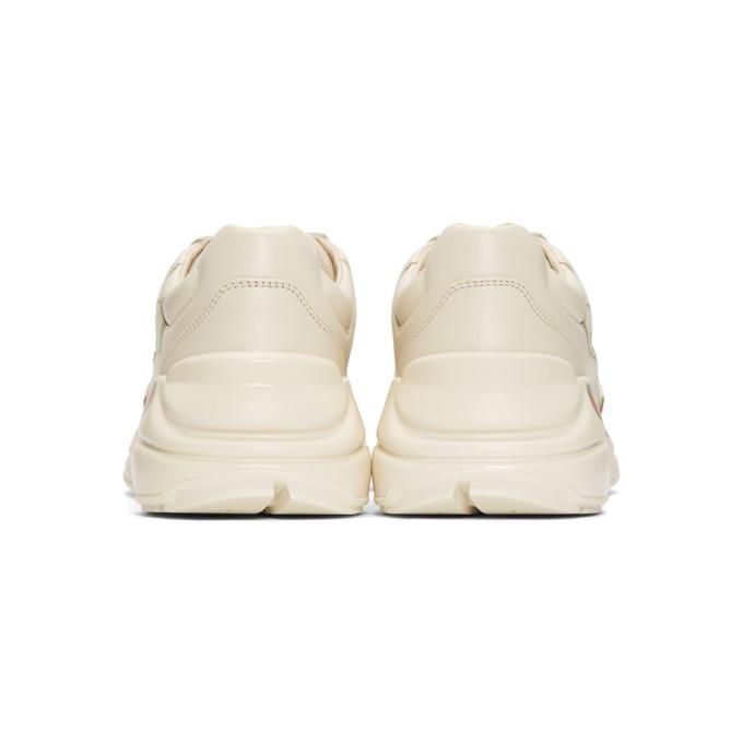 Gucci White Vintage Logo Rhyton Sneakers | ModeSens