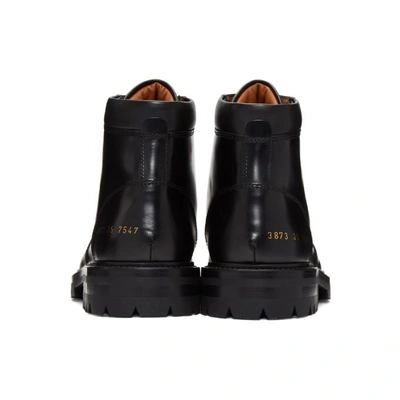 Shop Common Projects Black Hiking Boots