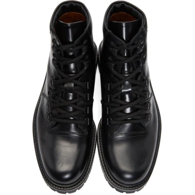Shop Common Projects Black Hiking Boots