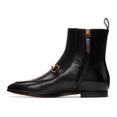 Shop Gucci Black New Jordaan Ankle Boots In 1000 Black