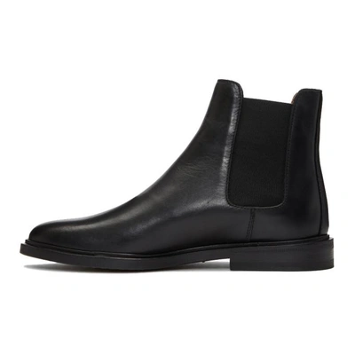 Shop Common Projects Woman By  Black Chelsea Boots In 7547 Black