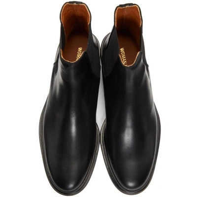 Shop Common Projects Woman By  Black Chelsea Boots In 7547 Black