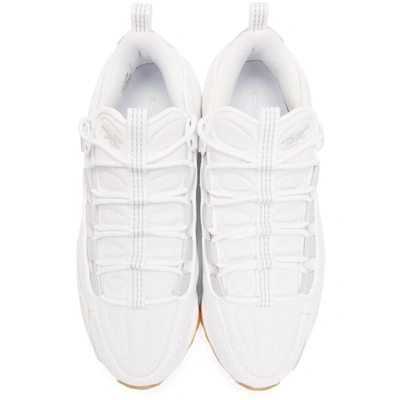 Shop Reebok Classics White Dmx Run 10 Gum Sneakers In Wht/grey