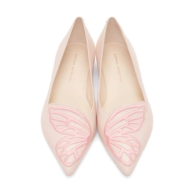 SOPHIA WEBSTER 粉色 BIBI 芭蕾平底鞋