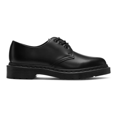 Shop Dr. Martens Black 1461 Mono Derbys In Black/black