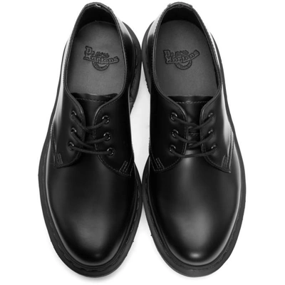 Shop Dr. Martens' Black 1461 Mono Derbys In Black/black