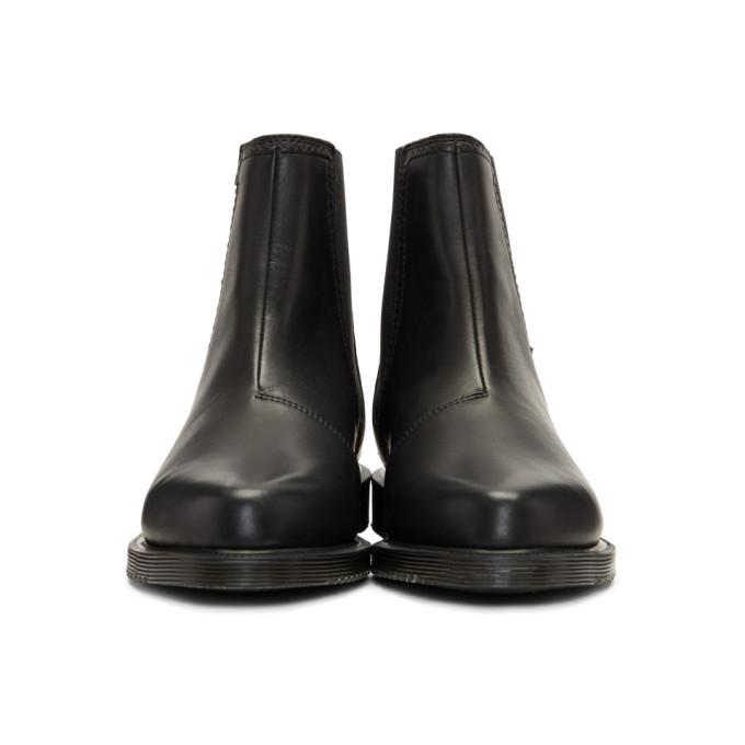 dr martens zillow refine chelsea boot in black leather