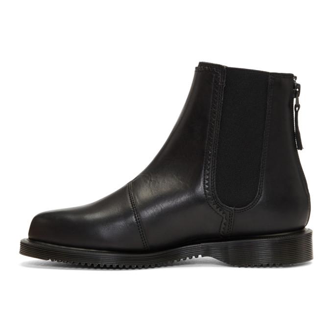 dr martens zillow refine chelsea boot in black leather