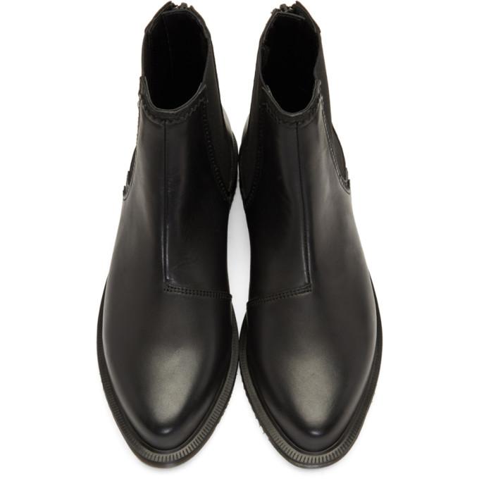 dr martens zillow refine chelsea boot in black leather