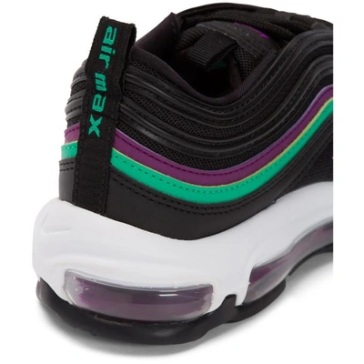 Shop Nike Black And Purple Air Max 97 Sneakers In 008 Black/b