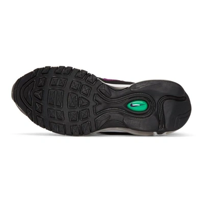 Shop Nike Black And Purple Air Max 97 Sneakers In 008 Black/b