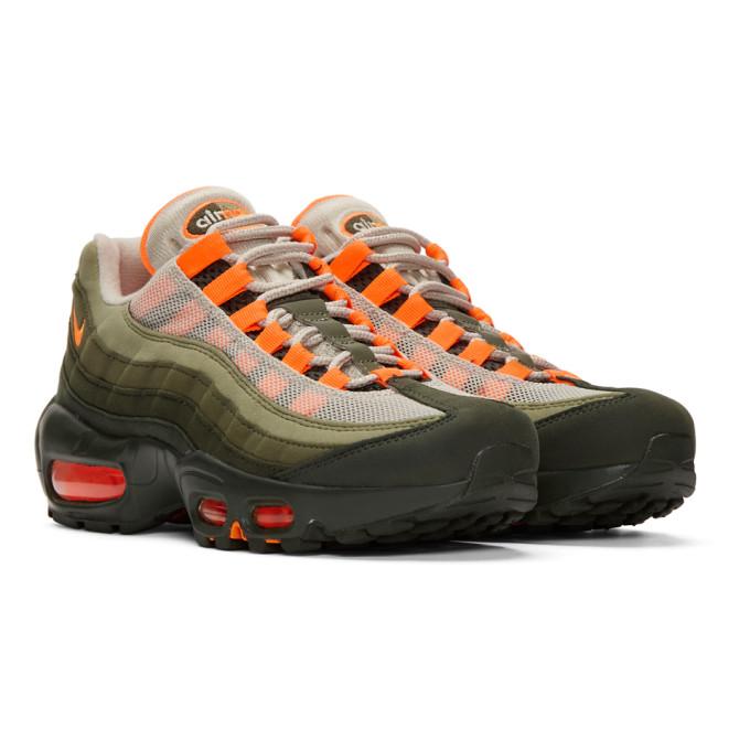 green orange air max 95