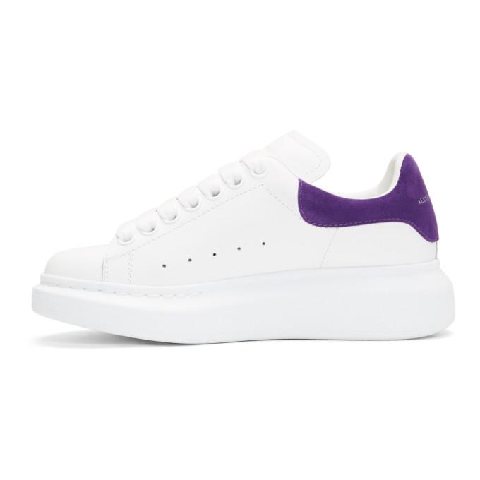 purple alexander mcqueen trainers