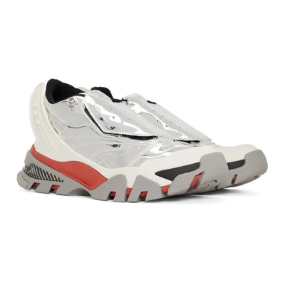 Shop Calvin Klein 205w39nyc Silver Mirror Candessa 7 Sneakers