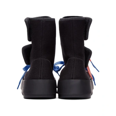 $795 OFF-WHITE c/o VIRGIL ABLOH Moto Wrap High Top Knit Sneakers
