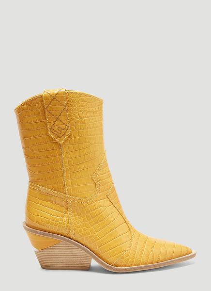 fendi leather cowboy boots