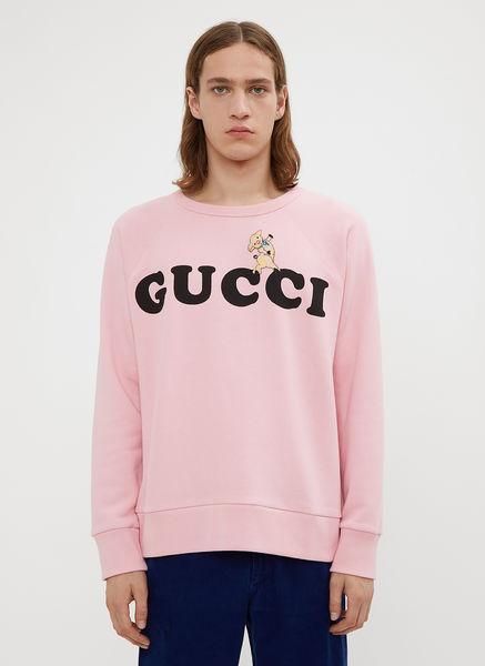 gucci pink pig sweatshirt