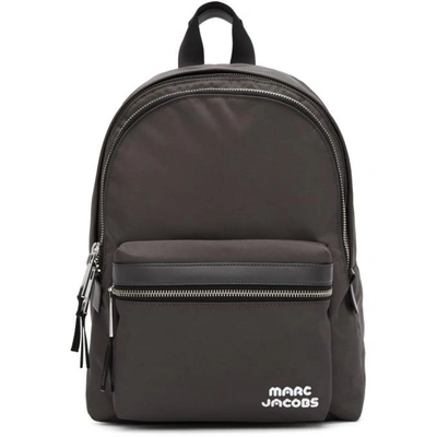 Shop Marc Jacobs Grey Large Backpack In 089 Forgedi