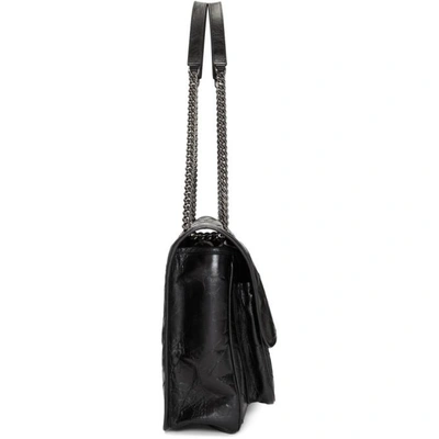 Shop Saint Laurent Black Niki Monogramme Chain Bag In 1000 Black