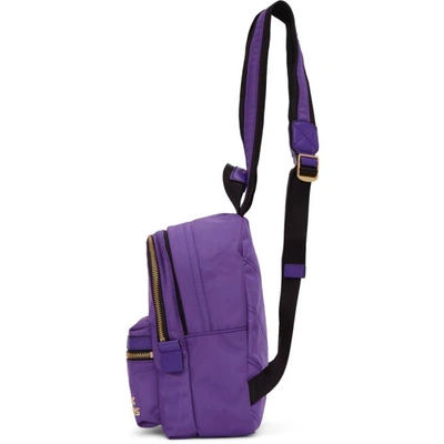 Shop Marc Jacobs Purple Mini Backpack In 545 Eggplan