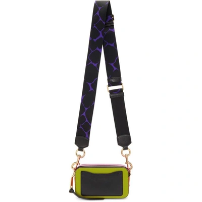 Shop Marc Jacobs Purple Small Snapshot Bag