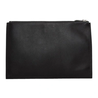Shop Givenchy Black Iconic Logo Pouch