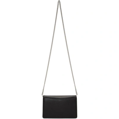 Shop Givenchy Black Emblem 4g Bag In 001 Black